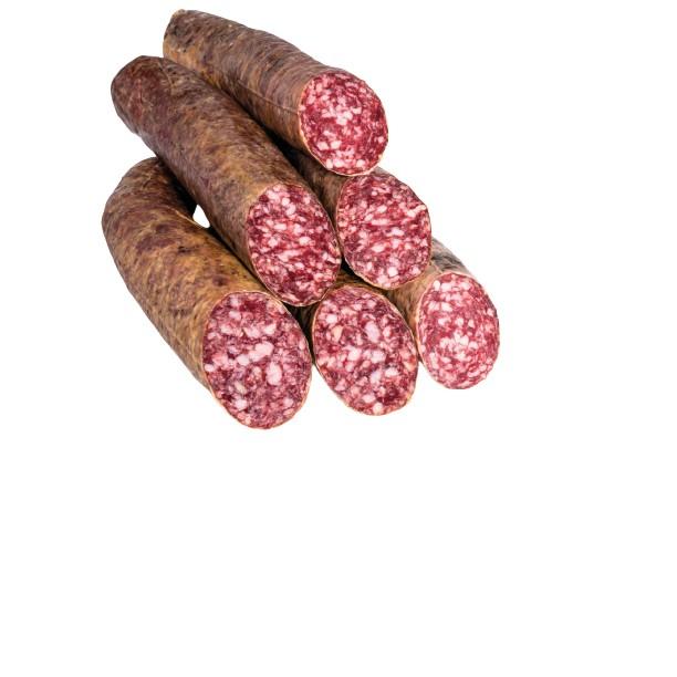 Saucisson Ibérique Bellota, au doux goût de noisette.